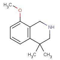 1392821-39-4 8-methoxy-4,4-dimethyl-2,3-dihydro-1H-isoquinoline chemical structure
