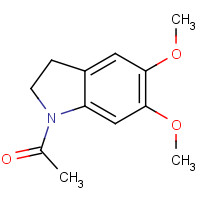 15937-10-7 1-(5,6-dimethoxy-2,3-dihydroindol-1-yl)ethanone chemical structure