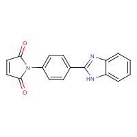 27030-97-3 1-[4-(1H-benzimidazol-2-yl)phenyl]pyrrole-2,5-dione chemical structure