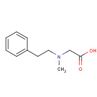 859188-17-3 2-[methyl(2-phenylethyl)amino]acetic acid chemical structure