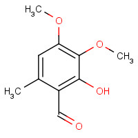 22383-86-4 2-hydroxy-3,4-dimethoxy-6-methylbenzaldehyde chemical structure
