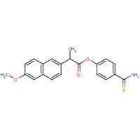 1226895-20-0 (4-carbamothioylphenyl) 2-(6-methoxynaphthalen-2-yl)propanoate chemical structure