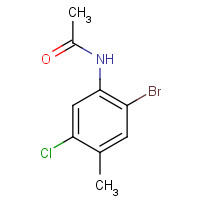 116010-06-1 N-(2-bromo-5-chloro-4-methylphenyl)acetamide chemical structure