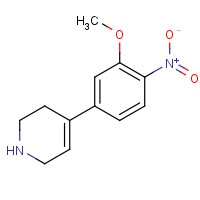 1116228-85-3 4-(3-methoxy-4-nitrophenyl)-1,2,3,6-tetrahydropyridine chemical structure