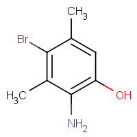 861615-81-8 2-amino-4-bromo-3,5-dimethylphenol chemical structure