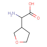 1169930-49-7 2-amino-2-(oxolan-3-yl)acetic acid chemical structure