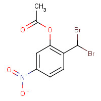 99067-39-7 [2-(dibromomethyl)-5-nitrophenyl] acetate chemical structure
