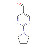 937796-10-6 2-pyrrolidin-1-ylpyrimidine-5-carbaldehyde chemical structure