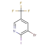 1214383-73-9 3-bromo-2-iodo-5-(trifluoromethyl)pyridine chemical structure