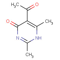 24392-26-5 5-acetyl-2,6-dimethyl-1H-pyrimidin-4-one chemical structure