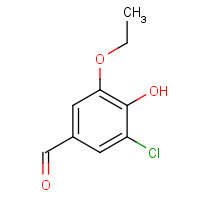 70842-33-0 3-chloro-5-ethoxy-4-hydroxybenzaldehyde chemical structure