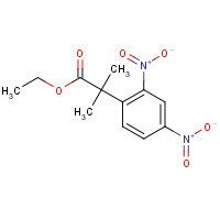 1256633-16-5 ethyl 2-(2,4-dinitrophenyl)-2-methylpropanoate chemical structure