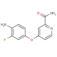 757251-54-0 4-(4-amino-3-fluorophenoxy)pyridine-2-carboxamide chemical structure