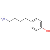 22205-09-0 4-(4-aminobutyl)phenol chemical structure