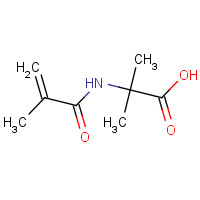 15926-21-3 2-methyl-2-(2-methylprop-2-enoylamino)propanoic acid chemical structure