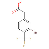 1214391-55-5 2-[3-bromo-4-(trifluoromethyl)phenyl]acetic acid chemical structure