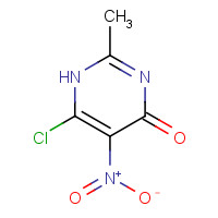 82779-50-8 6-chloro-2-methyl-5-nitro-1H-pyrimidin-4-one chemical structure