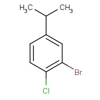 90350-25-7 2-bromo-1-chloro-4-propan-2-ylbenzene chemical structure