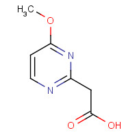 66621-78-1 2-(4-methoxypyrimidin-2-yl)acetic acid chemical structure