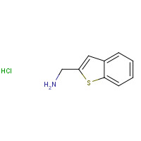 247570-04-3 1-benzothiophen-2-ylmethanamine;hydrochloride chemical structure