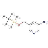 1419604-41-3 5-[[tert-butyl(dimethyl)silyl]oxymethyl]pyridin-3-amine chemical structure