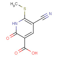 369397-71-7 5-cyano-6-methylsulfanyl-2-oxo-1H-pyridine-3-carboxylic acid chemical structure