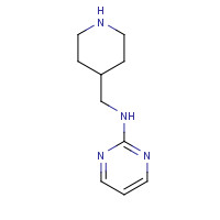 521273-76-7 N-(piperidin-4-ylmethyl)pyrimidin-2-amine chemical structure
