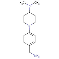 1007869-57-9 1-[4-(aminomethyl)phenyl]-N,N-dimethylpiperidin-4-amine chemical structure