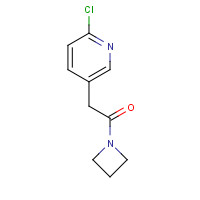 1437779-45-7 1-(azetidin-1-yl)-2-(6-chloropyridin-3-yl)ethanone chemical structure