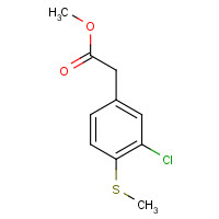 436141-65-0 methyl 2-(3-chloro-4-methylsulfanylphenyl)acetate chemical structure