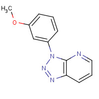 62052-13-5 3-(3-methoxyphenyl)triazolo[4,5-b]pyridine chemical structure