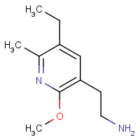 139394-31-3 2-(5-ethyl-2-methoxy-6-methylpyridin-3-yl)ethanamine chemical structure