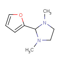 104208-14-2 2-(furan-2-yl)-1,3-dimethylimidazolidine chemical structure
