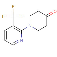 801306-55-8 1-[3-(trifluoromethyl)pyridin-2-yl]piperidin-4-one chemical structure