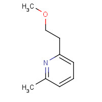 71172-56-0 2-(2-methoxyethyl)-6-methylpyridine chemical structure