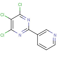 1314401-24-5 4,5,6-trichloro-2-pyridin-3-ylpyrimidine chemical structure