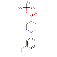 889948-55-4 tert-butyl 4-[3-(aminomethyl)phenyl]piperazine-1-carboxylate chemical structure