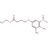 808743-59-1 ethyl 4-(4-amino-3-methyl-5-nitrophenoxy)butanoate chemical structure