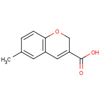 28339-81-3 6-methyl-2H-chromene-3-carboxylic acid chemical structure