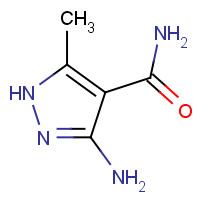 54184-81-5 3-amino-5-methyl-1H-pyrazole-4-carboxamide chemical structure