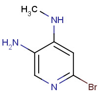 1234014-34-6 6-bromo-4-N-methylpyridine-3,4-diamine chemical structure