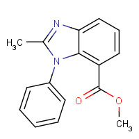 1095715-31-3 methyl 2-methyl-3-phenylbenzimidazole-4-carboxylate chemical structure