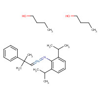 126949-65-3 butan-1-ol;[2,6-di(propan-2-yl)phenyl]imino-(2-methyl-2-phenylpropylidene)molybdenum chemical structure