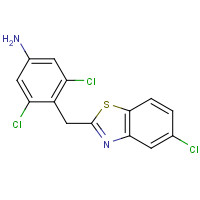315228-09-2 3,5-dichloro-4-[(5-chloro-1,3-benzothiazol-2-yl)methyl]aniline chemical structure