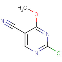1106295-93-5 2-chloro-4-methoxypyrimidine-5-carbonitrile chemical structure