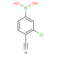 1008415-02-8 (3-chloro-4-cyanophenyl)boronic acid chemical structure