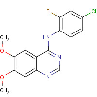 690206-97-4 N-(4-chloro-2-fluorophenyl)-6,7-dimethoxyquinazolin-4-amine chemical structure
