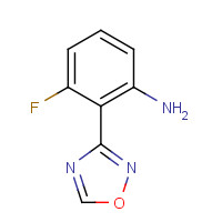 519056-63-4 3-fluoro-2-(1,2,4-oxadiazol-3-yl)aniline chemical structure