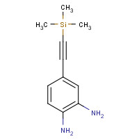 1431322-87-0 4-(2-trimethylsilylethynyl)benzene-1,2-diamine chemical structure