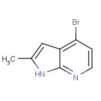 1014613-64-9 4-bromo-2-methyl-1H-pyrrolo[2,3-b]pyridine chemical structure